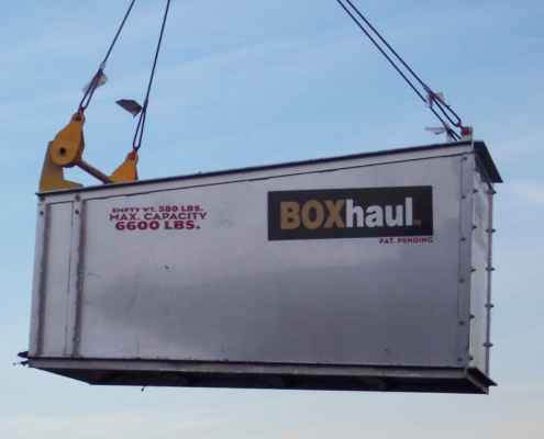 boxhaul crane hinge